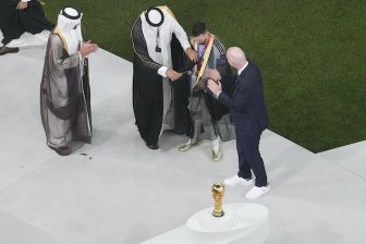 Lionel Messi’s black cloak: a brief history of the bisht, given to the superstar after his World Cup triumph